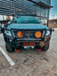 Isuzu KB6 Facelift Hunter Front Bumper , Round Nudge, Spotlight Brackets, Black