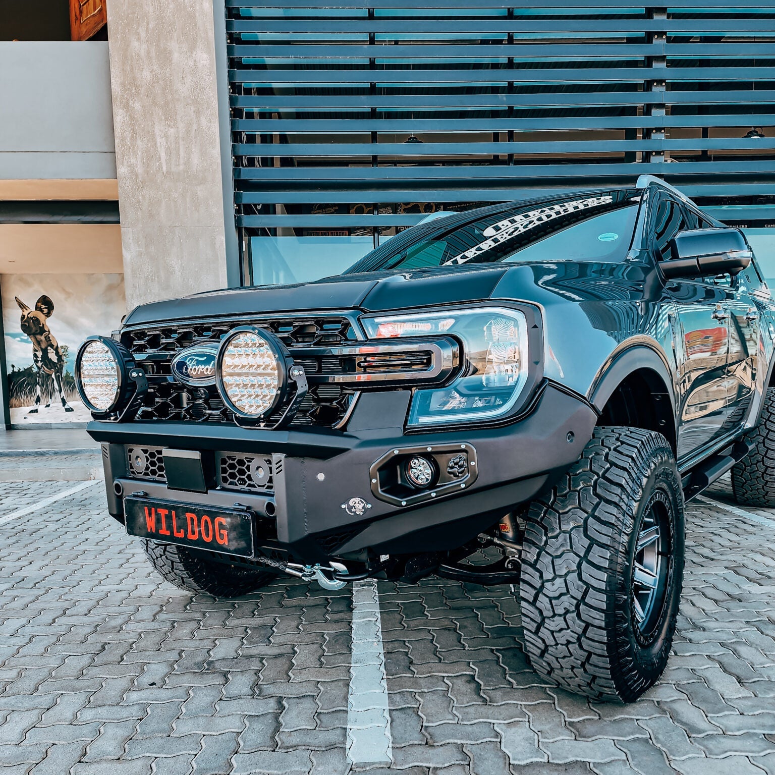 Ford Ranger Next Gen Wildog Savage Replacement Rear Bumper (Nudge and Bash plate incl) Main image