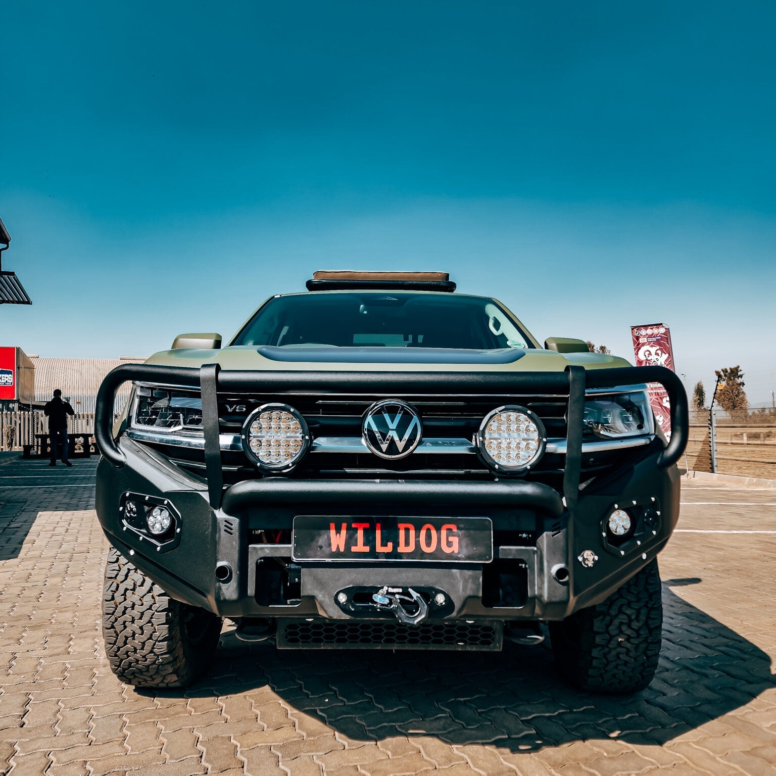 Volkswagen Amarok Next Gen Wildog Hunter Replacement Front Bumper (Nudge & Bash plate incl) Main image