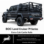 Toyota Land Cruiser 79 Series Extra Cab Cattle Rails - READ DESCRIPTION