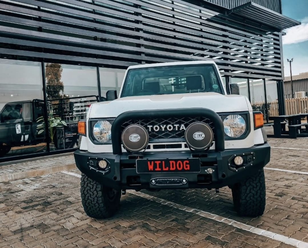 NEW Toyota 2024+ Land Cruiser 70 Wildog Alpha Front Replacement Bumper – 76mm nudge Main image