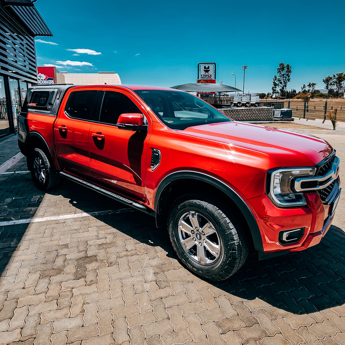 Ford Ranger Next Gen Wildog Standard Rock Sliders – Double cab