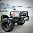 Toyota LC 76 & 79 Pre Facelift Wildog Buffelsfontein Hunter Replacement Front Bumper (Bash Plate Incl)