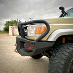 Toyota LC 76 & 79 Pre Facelift Wildog Buffelsfontein Hunter Replacement Front Bumper (Bash Plate Incl)