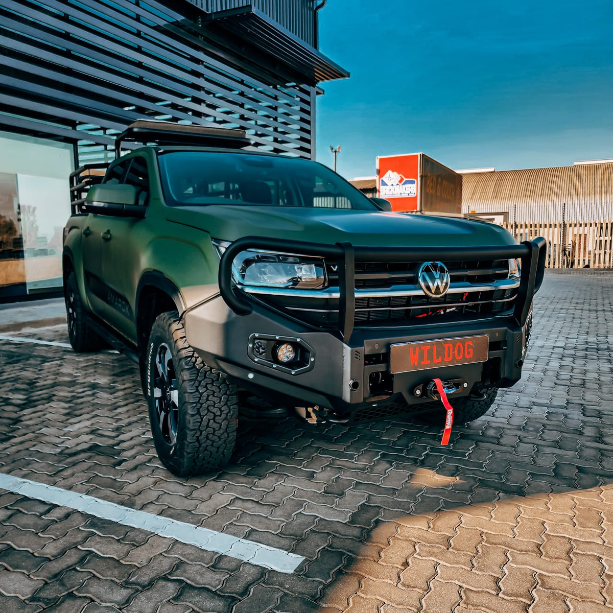 Volkswagen Amarok Next Gen Wildog Hunter Replacement Front Bumper (Nudge & Bash plate incl)