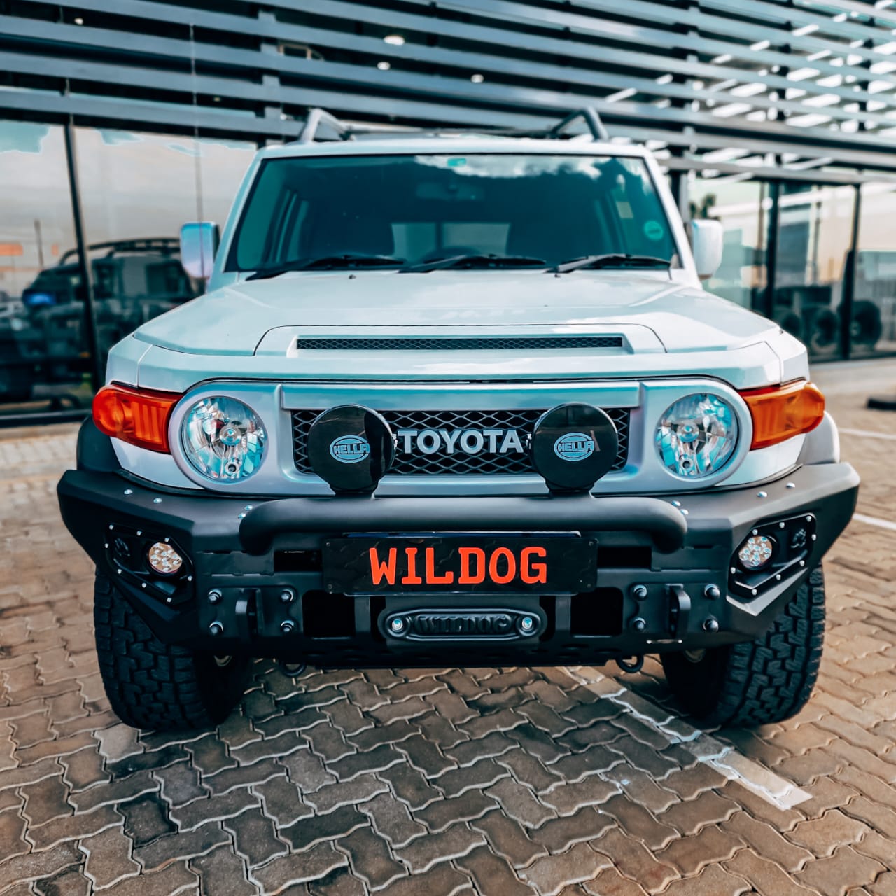 Toyota FJ Cruiser Wildog Alpha Replacement Front Bumper (Mild steel) Secondary image