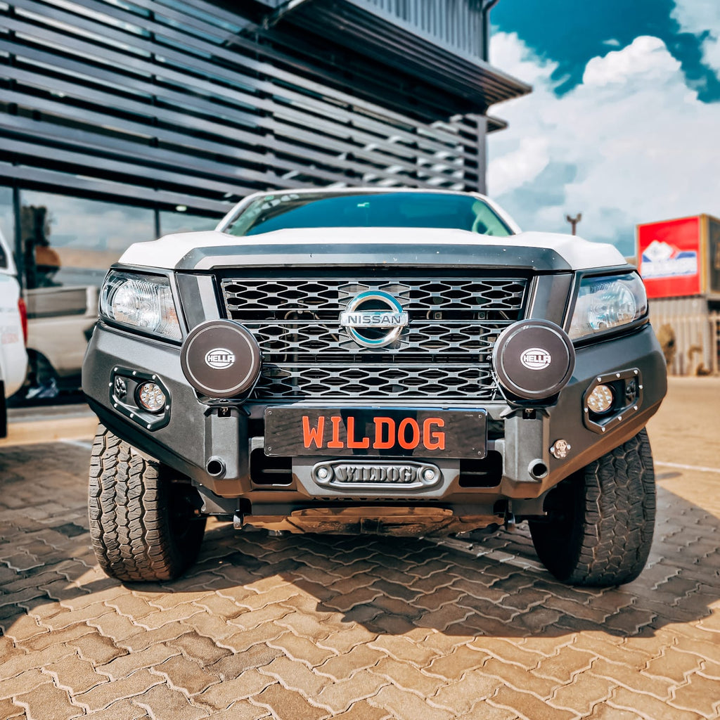 Nissan Navara Pro4X Wildog K9 Replacement Front Bumper (No nudge) SB *Bash Plate included
