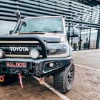 Toyota LC 76 & 79 Pre Facelift Wildog Alpha Front Nudge – Welded on