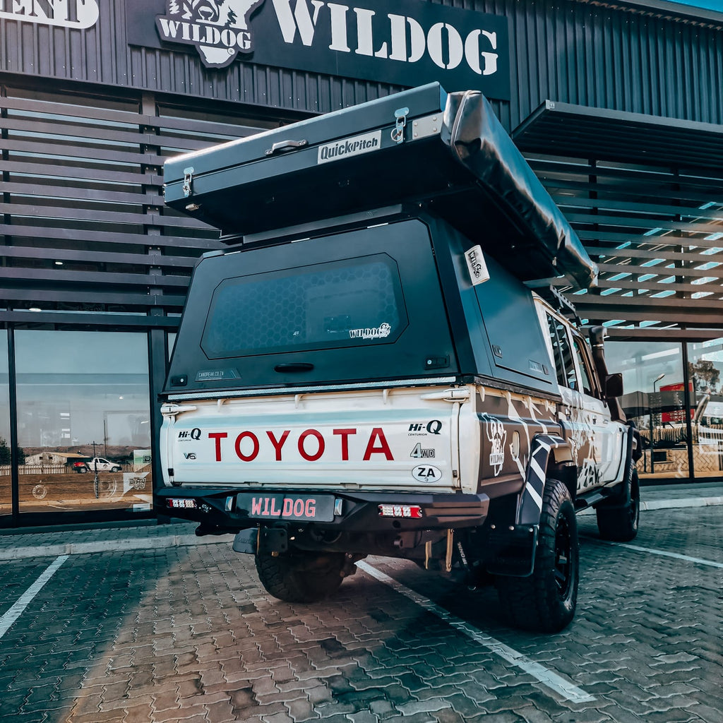 Toyota LC 79 2024+ Pickup Wildog Alpha Rear Bumper ( rear light wiring included)