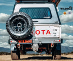 Toyota LC79 Pickup Wildog Carrier Rear, Including Rear Light Wiring