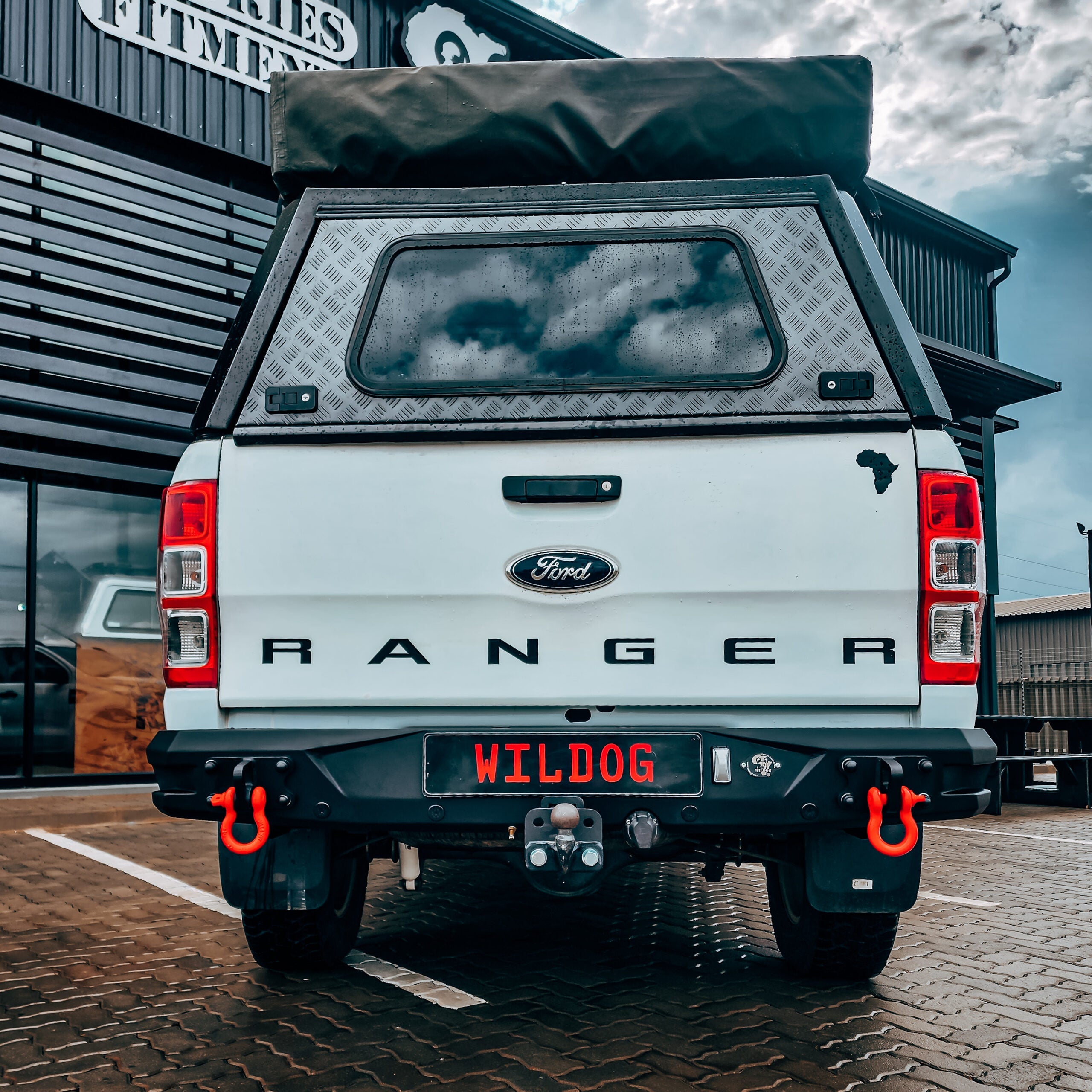 Ford Ranger 2012-2023/24 Wildog Alpha Replacement Rear Bumper (Mild steel) Secondary image