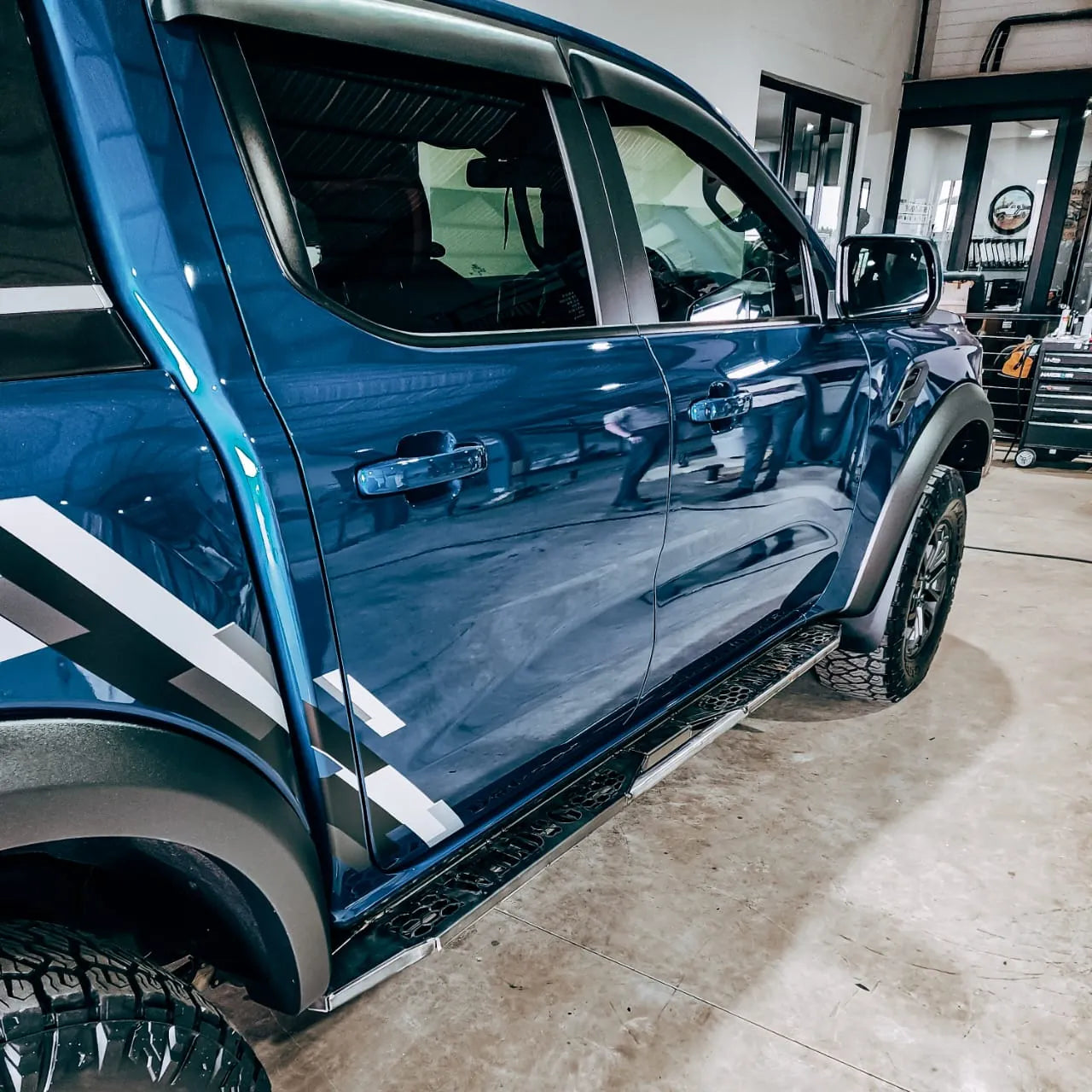 Ford Ranger Raptor Wildog Baja Rock Sliders Main image